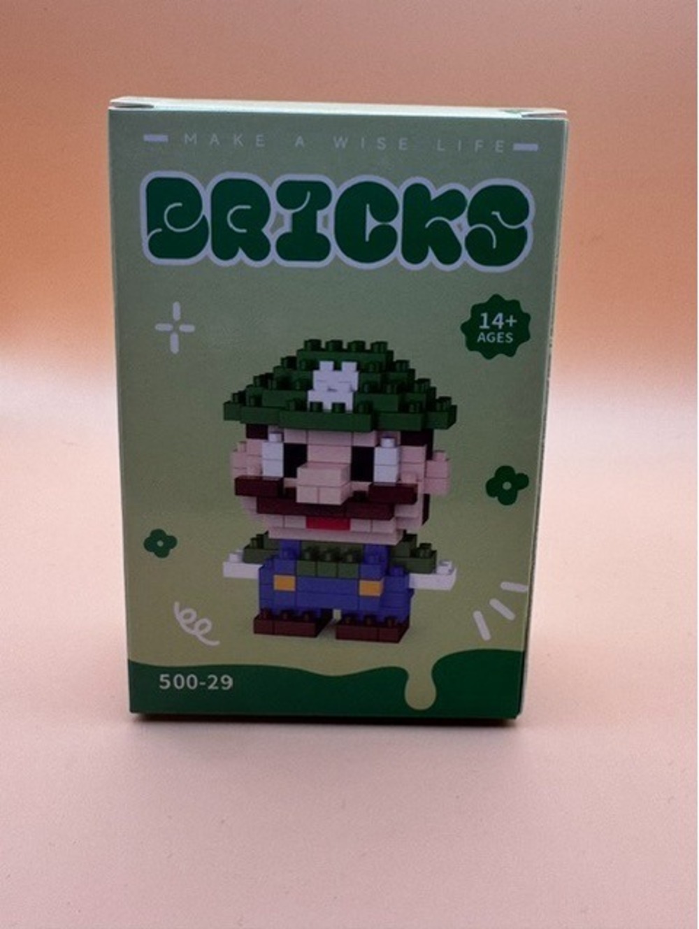 Make A Wish Mini Bricks Building Blocks Sets New (Super Luigi)